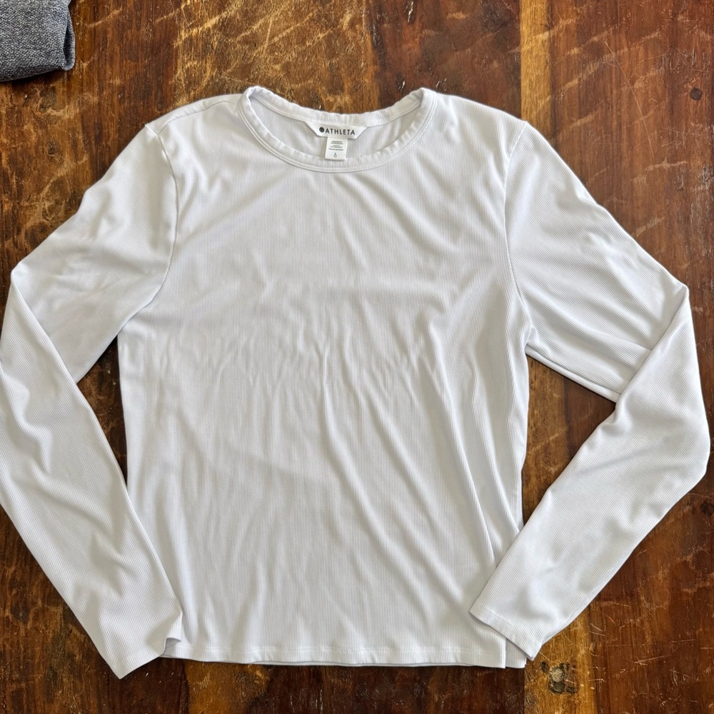 Athleta signature rib top